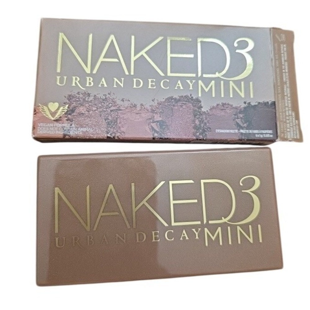 Urban Decay Naked 3 MINI Eyeshadow Palette Vegan 6 Different NIB T4